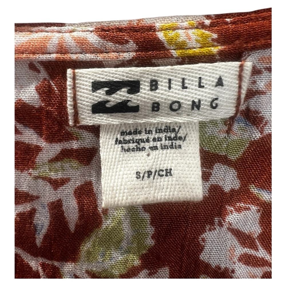 Billabong Spring Romance Mini Wrap Dress Size S - Picture 7 of 12